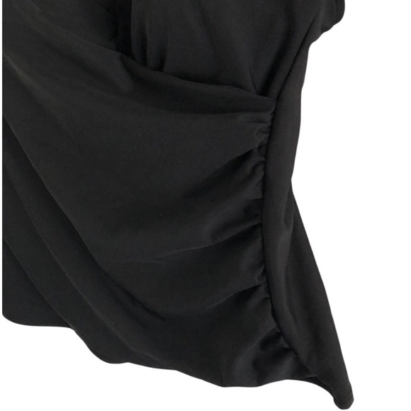 Miraclesuit Tankini Top Underwire Black Size 10 - Picture 4 of 8